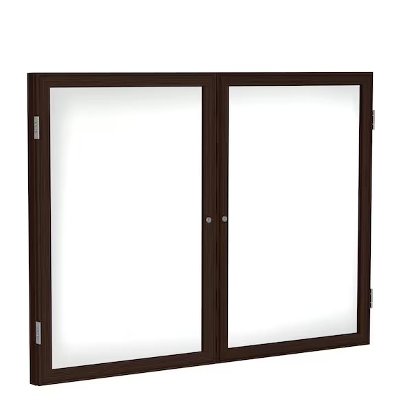 2-Door Enclosed Whiteboard 48